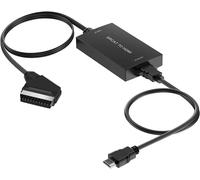 MEVRONISSHOP-Convertisseur entrée péritel vers Sortie HDMI avec câble HDMI, Adaptateur Audio vidéo pour Sky/DVD/STB pour Affichage sur TV HD