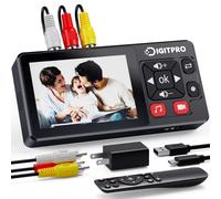 MEVRONISSHOP-Convertisseur VHS vers Numérique 3.0, HD Magnetoscope VHS Video avec Télécommande, Convertit VHS, VCR, DVR, DVD, Hi8, DV, Caméscope, Cassette en Numérique