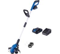 MEVRONISSHOP-Coupe-Bordures sans Fil C-LT300-X 20V Largeur de Coupe 300mm Longueur de Fil 3m Réglage en Hauteur jusqu'à 270mm Série 20V-IXES + 2 bobines de Fil avec Batterie 2Ah et Charge