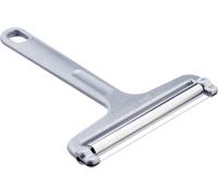 Mevronisshop-Coupe-Fromage, Emballage Rétro, Aluminium/Acier Inoxydable, 13,9 X 10,9 X 1 Cm, Coupe À Rouleaux, Argenté, 7100rt60