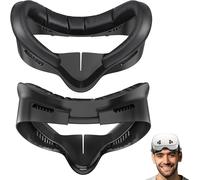MEVRONISSHOP-Coussinet de Protection Faciale VR, Interface Faciale Compatible avec Les Accessoires Meta/Oculus Quest 3S, Coussinet Facial Souple en PU de Remplacement pour Quest 3S
