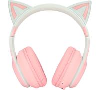 MEVRONISSHOP-couteurs Bluetooth Cat Ear avec Microphone Écouteurs d'oreille de Chat sans Fil Pliables avec Lumière LED Prend en Charge la Connexion sans Fil et Filaire Bluetooth-Kopfhörer