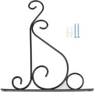 Mevronisshop-Crochet De Suspension En Fer Rétro Pour Mangeoires D'oiseaux Et Lanternes - Crochet De Fleur 25x21cm