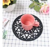 Mevronisshop-Dessous De Plat Silicone, 3pcs Anti-Dérapant Anti-Chaleur 250 °C Multifonction Repose-Cuillère Dessous De Verre De Cuisine Tapis De Table Pour Cuisine Et Salle À Manger