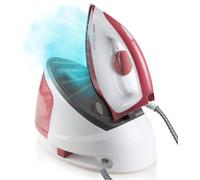 MEVRONISSHOP-DO7114S Centrale vapeur - 5 bars - 1,2L - 2400 W - Vapeur continue - Blanc/Rouge