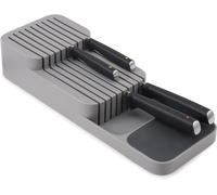 Mevronisshop-Drawerstore Knife Organiser, Peut Contenir Jusqu'à 9 Couteaux, Organisation De La Cuisine Et Rangement Dans Les Tiroirs - Compact, Gris