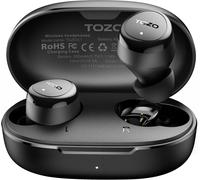MEVRONISSHOP-E1 Écouteurs Bluetooth sans Fil, Ecouteurs Bluetooth avec 5.3, ENC Appels, Ultraléger, EQs Ajustement, 30H Lecture, USB Type C, IPX6 Noir