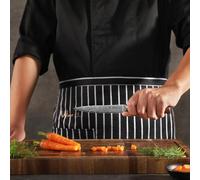 Mevronisshop-Edib Pro Couteau Universel Damassé I Lame Tranchante De 12 Cm En Acier Damassé À 67 Couches Avec Noyau Vg10 Et Manche En Bois De Pakka I Couteau De Cuisine Professionnel & Couteau Damass