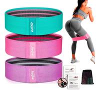 Mevronisshop-Edifit, Elastique Musculation, Bandes Avec 3 Niveaux De Résistance, Fitness, Antidérapantes, Pack De 3, Pour Gym, Yoga, Crossfit, Pilates Ou Exercices À Domicile
