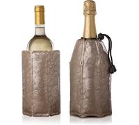 Mevronisshop-Ensemble Rafraîchisseur De Champagne - Réutilisable - Platine - Chaussette Réfrigérante Pour Bouteilles De Champagne Et Vin Mousseux