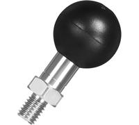 MEVRONISSHOP-FANAU Base de montage adaptateur à bille de 1 pouce, compatible avec bras à double raccord de taille B de RAM Mounts, convient pour les trous filetés M8x1.25, motos, VTT et véhicules éle