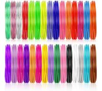 MEVRONISSHOP-Fil Stylo 3D Pla Total 150M pour Fil Stylo 3D,30 Couleurs 5 M 1,75MM Recharge 3D Pen Filament, Convient à tous les stylos d'impression 3D haute température