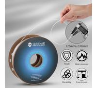 MEVRONISSHOP-Filament PETG SainSmart Grow in The Dark Blue, filament d'imprimante 3D PRO-3 PETG 1,75 mm, bleu brillant, bobine de 2,2 lb (1 kg), précision dimensionnelle +/- 0,02 mm