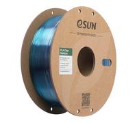 MEVRONISSHOP-Filament PLA Arc-en-Ciel Transparent 1.75mm, Filament d'Impression Translucide et Multicolore Bobine de 1KG (2.2 LBS) pour Imprimantes 3D,Violet Bleu Cyan