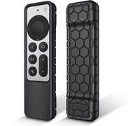 MEVRONISSHOP-Fintie Protection Telecommande Apple TV 4K Siri Remote 3e Génération (2022) et 2e Génération (2021), Coque en Silicone Légère Antidérapante Résistante aux Chocs