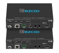 MEVRONISSHOP-HDMI Extender Over Ethernet 4k 60HZ 18G/BPS Over Single Cat5/6 up to 40m(165ft), RS232 POE IR HDCP2.2 HDR CEC EDID Management.