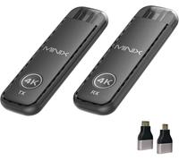 MEVRONISSHOP-HDMI sans Fil 4K ¿ Transmetteur, Émetteur et Récepteur HDMI sans Fil Plug & Play, 1080P@60Hz, 50m, Streaming Vidéo 4K pour Ordinateur Portable/PC vers Projecteur/Moniteur/HD TV