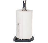 Mevronisshop-Hold Porte-Rouleau De Cuisine, Essuie Tout, Bras À Tension, Facile À Déchirer D'une Seule Main, Base Lourde, Antidérapant, Convient Aux Rouleaux 140mm, Graphite