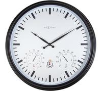 Mevronisshop-Horloge De Station Météo Extérieure - Ø50.8cm - Plastique - Noir Sunflower
