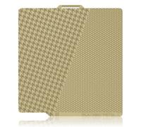 MEVRONISSHOP-Houndstooth & Honeycomb PEI P1S A1 Plaque d'impression texturée PEI Spring Steel PLA ABS avec code QR pour Bambu Lab X1/X1C/X1E/A1/P1P/P1S