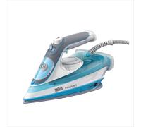 MEVRONISSHOP-Household Braun TexStyle 5 SI 5006 BL Steam Iron with FreeGlide 3D Ironing Sole, Vertical Steam, 2600 Watt, Steam Jet 180 g/min, 300 ml Water Tank, Azur
