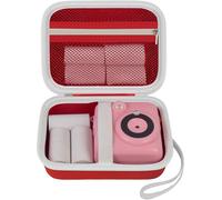 MEVRONISSHOP-Housse de protection compatible avec Kidizoom Print Caméra & papier de recharge, Creator Cam et Printcam imprimante Caméra accessoires - uniquement sac de transport, rouge