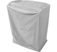 MEVRONISSHOP-Housse de protection Oxford étanche pour broyeur à bois pour machines de jardin robuste protection contre les intempéries housse grise pour coupe-bois et hachoir