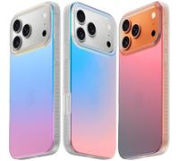 MEVRONISSHOP-Hue for iPhone 17 Pro Case - Holographic Iridescent Shockproof Phone Cover - Shock-Absorbent Bumper & 4 Airbag Cushioned Corners - Cute, Unique and Aesthetic