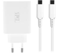 MEVRONISSHOP-iCLick - Chargeur Compact USB-C et USB-A Blanc