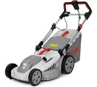 MEVRONISSHOP-IKRA Tondeuse électrique IERM 2043 T, 2000W, 5 hauteurs de Coupe 30-75mm, Largeur de Coupe 43cm, kit Mulching Incluse