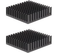 MEVRONISSHOP-Imprimante 3D Dissipateur Thermique en Aluminium Radiateur de Refroidissement, Compatible avec NEMA 17 42 Moteur Pas à Pas -Noir