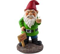 MEVRONISSHOP-Inc. Go Away Garden GNOME Statue, Funny Outdoor Lawn & Yard Figurine, Housewarming Gag Gift Sculpture Decorations