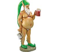 MEVRONISSHOP-Jardin Statue de GNOME - Oktoberfest Otto entièrement Krausened Elf GNOME - Méchant Gnomes - Ivre GNOME
