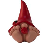 MEVRONISSHOP-Jasper Bébé Nain géant Miniature - Le Bébé Nain avec Le Chapeau Rouge pour Jardin Féerique et de Nains - Baby GNOME (15,2 cm de Hauteur)