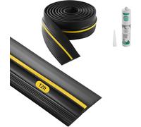 MEVRONISSHOP-Joint de porte de garage, 3,6 m, seuil d'étanchéité universel pour bas de porte de garage, bande résistante aux intempéries, avec adhésif, remplacement de coupe-froid en PVC épais amélio