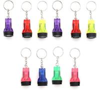 Mevronisshop-Jzk10x Pratique Et Léger Porte-Clés Torche Mini Pour Remplisseurs Sacs Fête Enfants, Petite Lampe Poche Led Porte-Clés Cadeaux Fête, Lampe Lumineuse En Trou Serrure, Outil D'urgence Pour