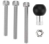 MEVRONISSHOP-Kit de Montage pour Guidon de Moto avec Vis M8 Et Base Sphérique Compatible avec RAM Support de Téléphone Caméra d'action GPS