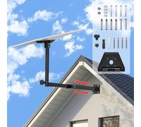 MEVRONISSHOP-Kit de Starlink Gen 3 Mount, Longue Extensible Support Mural de Toit Starlink V3 360°Réglable et Rotatif avec Adaptateur de Tube Starlink Gen 3 pour Starlink Internet Standard