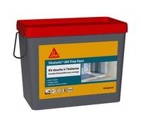 MEVRONISSHOP-Kit douche à l'italienne, kit d'étanchéité sous carrelage prêt à l'emploi pour 8m², idéal pour salle de bain, douche à l'italienne, séchage rapide, jaune paille, KIT 8m2