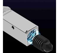 MEVRONISSHOP-Kit Hotend pour Imprimante 3D P1P P1S, Extrudeuse de Buse en Acier trempé de 0,2 Mm avec Ventilateur 2510, Bloc Chauffant Résistant à la Chaleur pour Accessoires