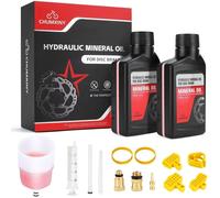 Mevronisshop-Kit Purge Frein Pour Shimano Freins À Disque Hydrauliques, Comprend 300ml De Iiquide De Frein Minérale, Un Entonnoir Transparent Et Des Instructions.