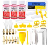Mevronisshop-Kit Purge Frein Pour Shimano, Tektro, Magura Hydraulic Disc Series, Kit Purge Frein Vtt,Compris 180ml Liquide De Frein Minéral Haute Performance