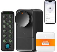 MEVRONISSHOP-Lock Pro WiFi avec Clavier Tactile, Serrure Électronique Bluetooth, Étanchéité IP65, S'adapte à Votre Cylindre Existant, Compatible avec Matter, Alexa et Google