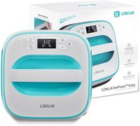 Mevronisshop-Loklik Easy Heat Press Bleu Presse Chauffante Compacte Thermocollante Impression Textile