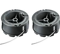 MEVRONISSHOP-Lot de 2 bobines et fil de rechange F016800570 pour débroussailleuse Bosch UniversalGrassCut 18, Universal GrassCut 18v-26, Universal GrassCut 18v-260