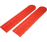MEVRONISSHOP-Lot de 2 Fourreaux de Protection en Plastique pour Guide-Chaîne de Tronçonneuse 50 CM Cache-Chaîne Anti-Rayures pour Tronçonneuse Accessoire de Sécurité et Transport en
