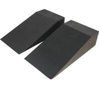 Mevronisshop-Lot De 2 Planches D'étirement Mollets Inclinée Rampe De Squat Réglable Antidérapante Fitness Rampe De Squat Calf Stretchers Slant Board Cales Protection Genoux Pour Squat Et Soulevé De T