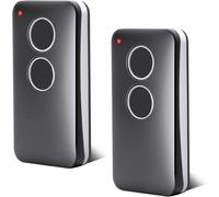 MEVRONISSHOP-Lot de 2 Telecommandes pour Porte de Garage - 433,92 MHz - 2 Canaux - Compatible avec V2 PHOX 2, V2 PHOX4, V2 TRC4,V2 TSC4, V2 Phoenix 2, V2 Phoenix 4, Rolling Code