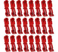 MEVRONISSHOP-Lot de 24 Bornes de Raccordement pour Câble Périphérique de Tondeuse Robot - Station de Charge - Connecteur de dérivation en T - Compatible Gardena, Husqvarna, Worx, Bosch