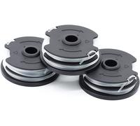 MEVRONISSHOP-Lot de 3 bobines de fil de rechange pour coupe-bordure sans fil LIDL Parkside PRTA 20-Li A1, B2, C3, PRT 550 A1, A3, PRT 300 A1-2 x 4 m, 1,6 mm